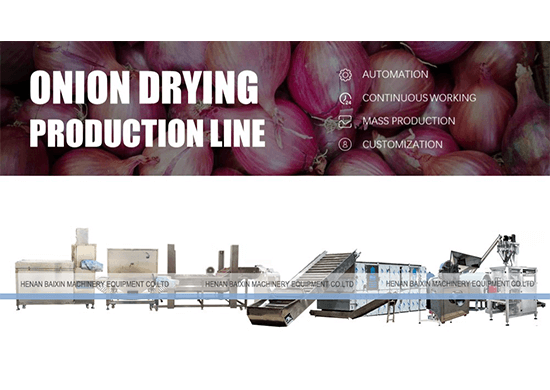 onion drying production line